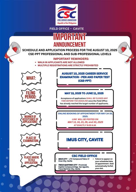 civil service commission imus cavite|Job Opportunities .